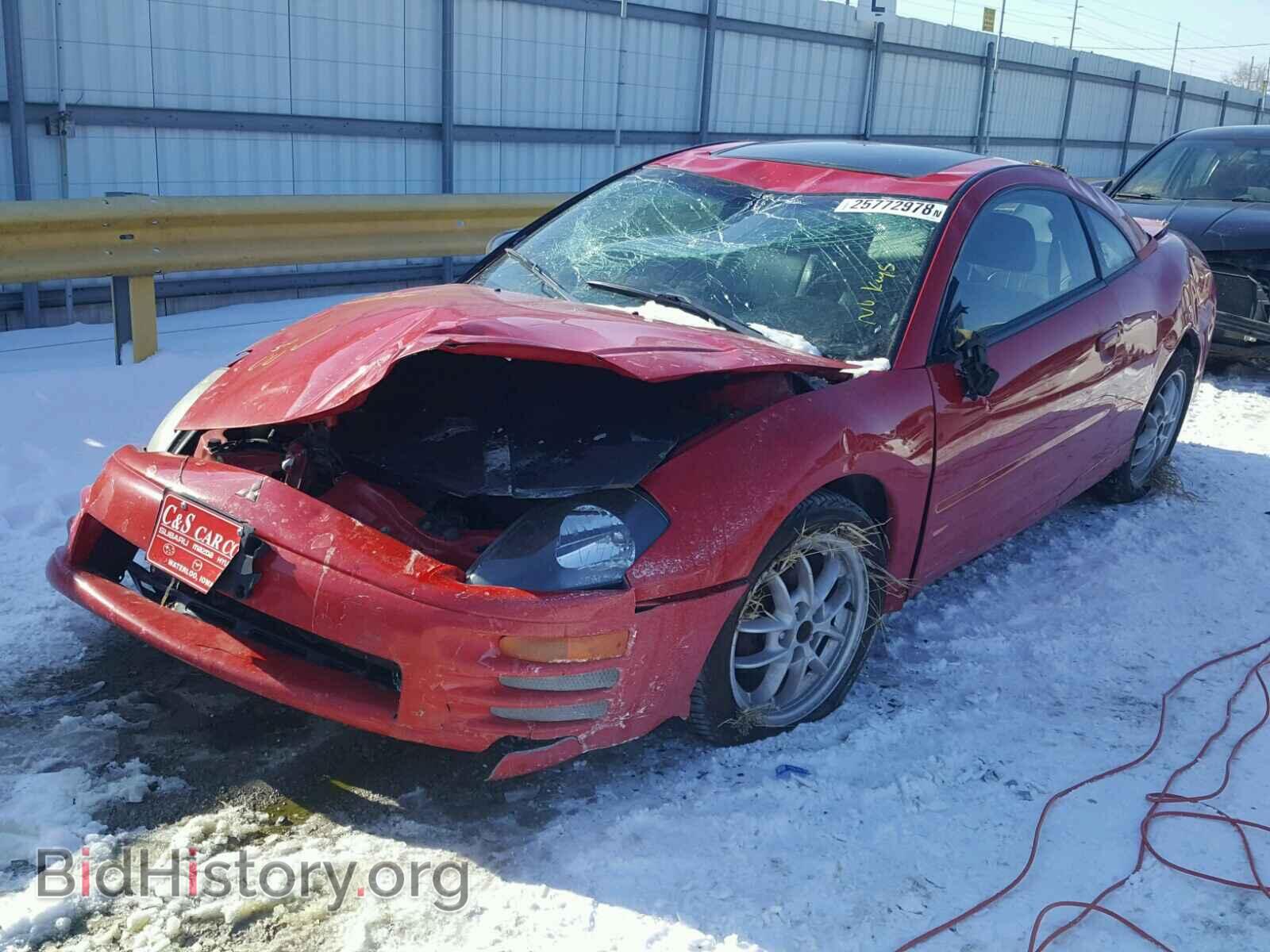 2001 MITSUBISHI ECLIPSE - VIN: 4A3AC54H61E229972 - Фото 2