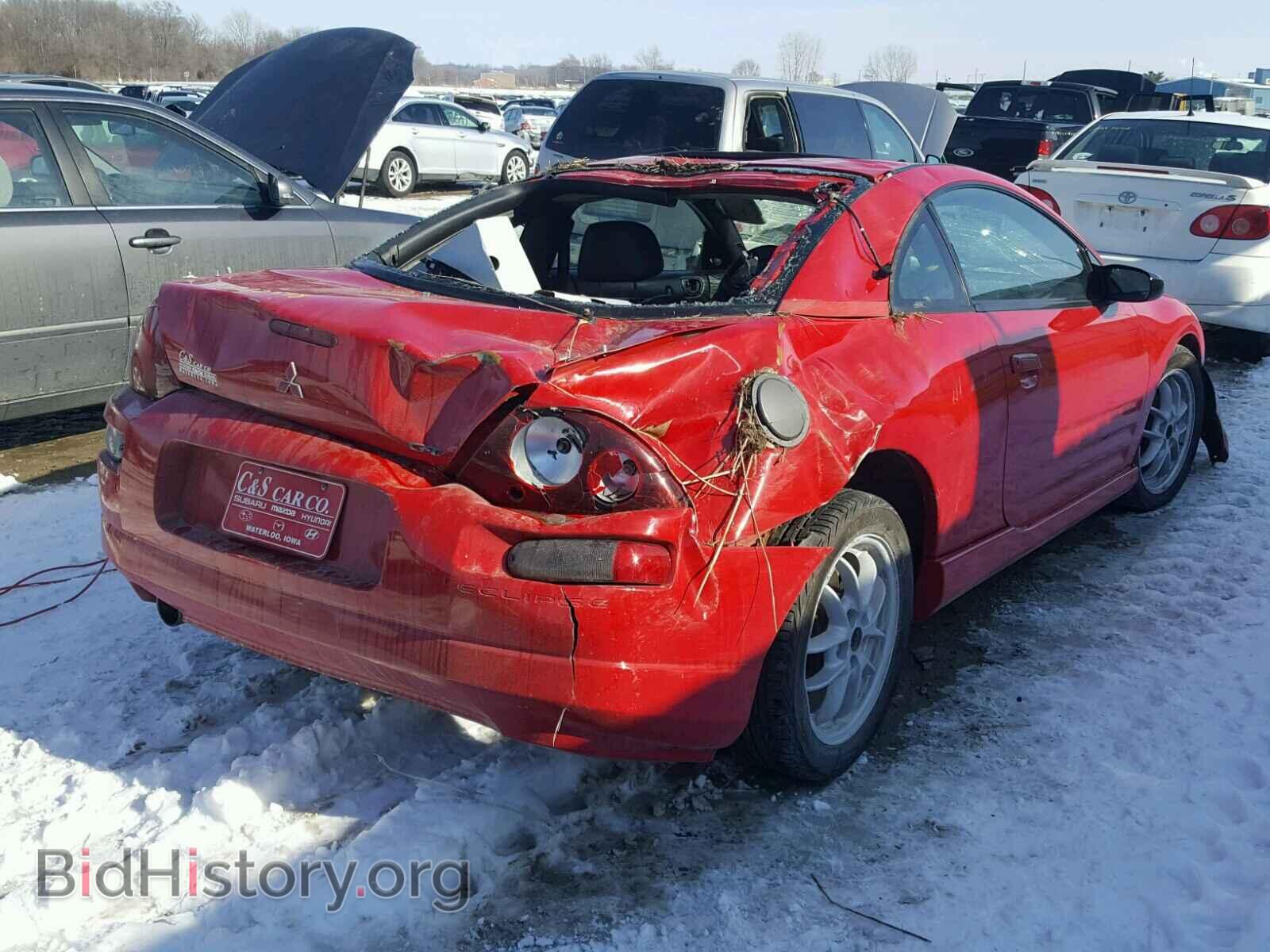 2001 MITSUBISHI ECLIPSE - VIN: 4A3AC54H61E229972 - Фото 4
