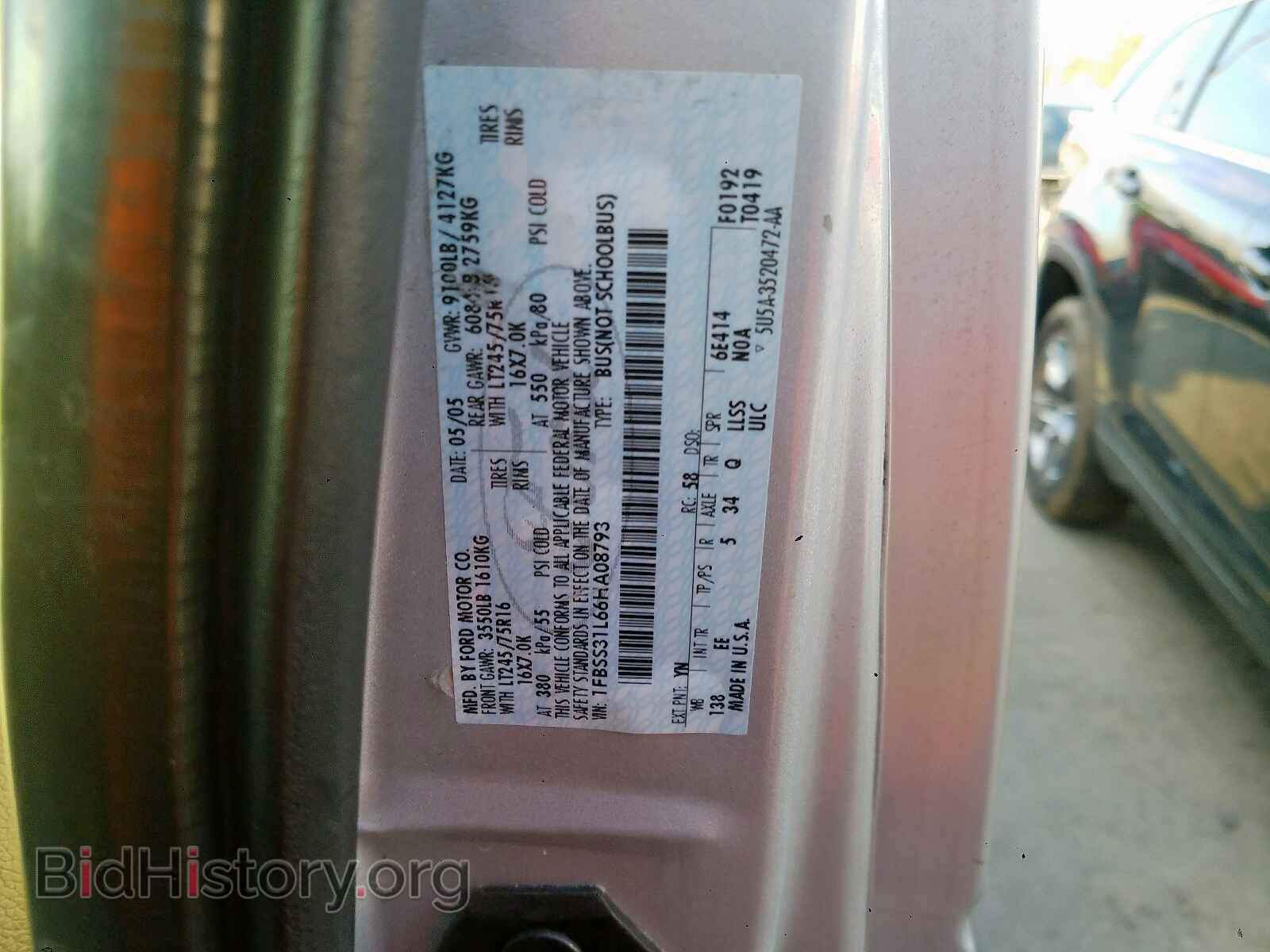 2006 FORD ECONOLINE - VIN: 1FBSS31L66HA08793 - Photo 10