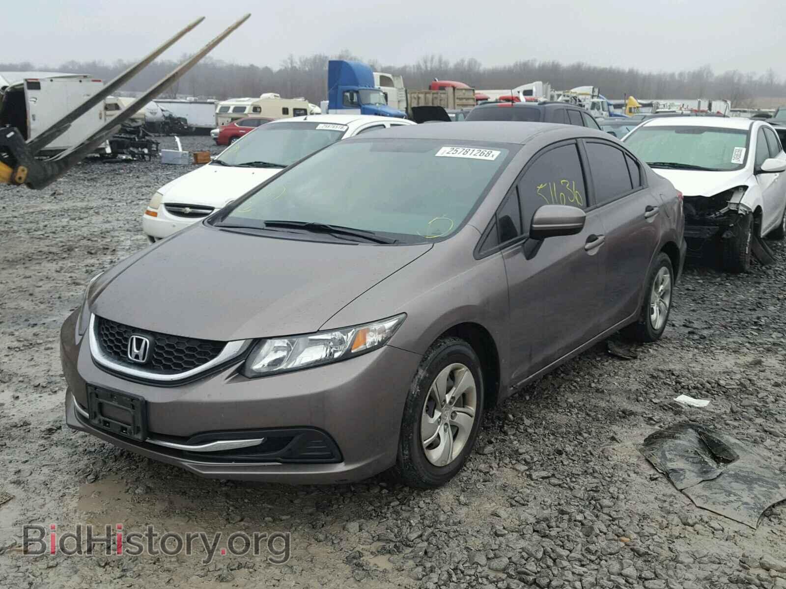 2014 HONDA CIVIC - VIN: 19XFB2F55EE017734 - Фото 2