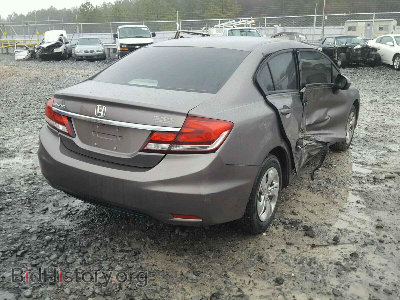 2014 HONDA CIVIC - VIN: 19XFB2F55EE017734 - Фото 4