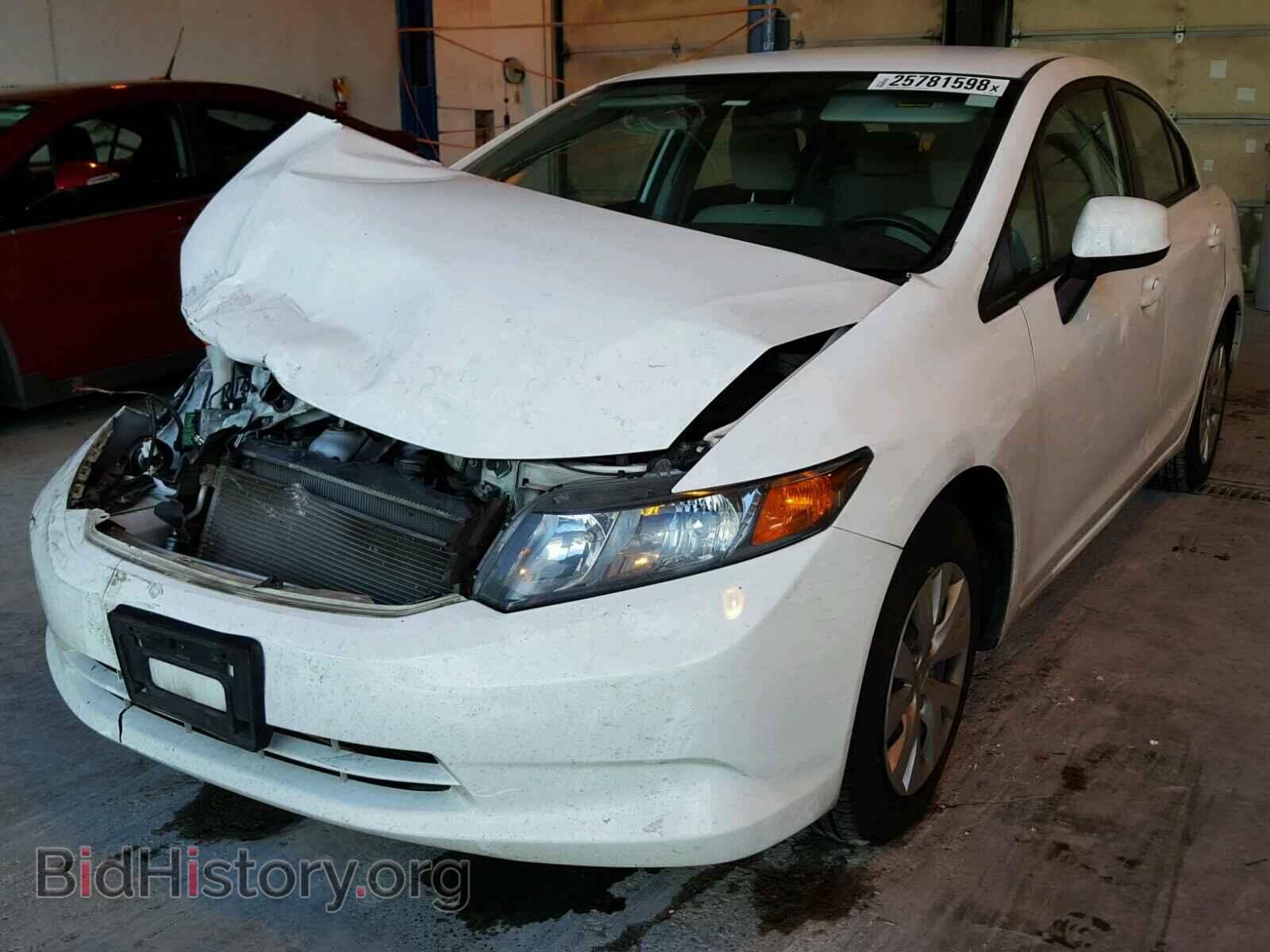 2012 HONDA CIVIC - VIN: 19XFB2F54CE391586 - Фото 2
