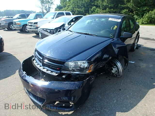 2014 DODGE AVENGER - VIN: 1C3CDZAB2EN182482 - Фото 2