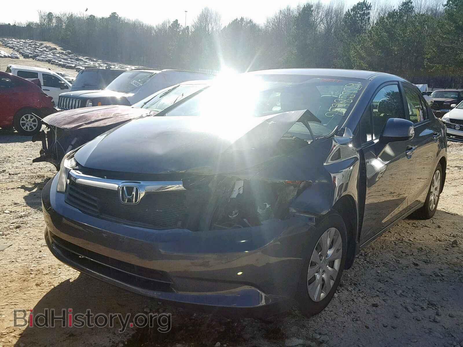 2012 HONDA CIVIC LX - VIN: 19XFB2F58CE020141 - Фото 2