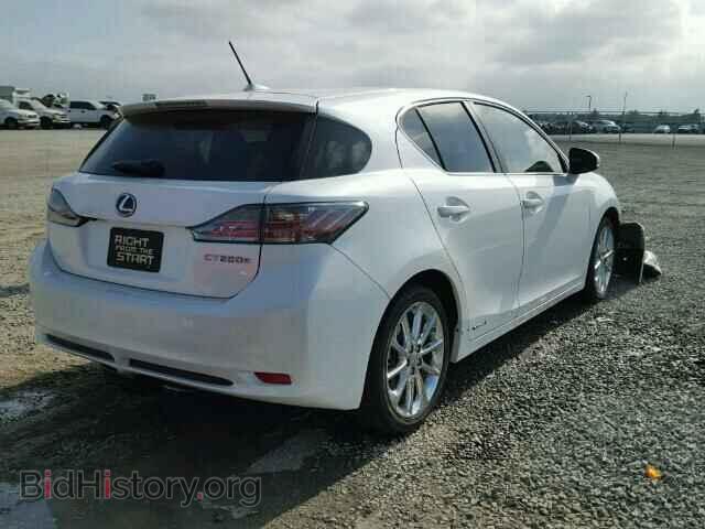 2011 LEXUS CT 200 - VIN: JTHKD5BH4B2009352 - Фото 4