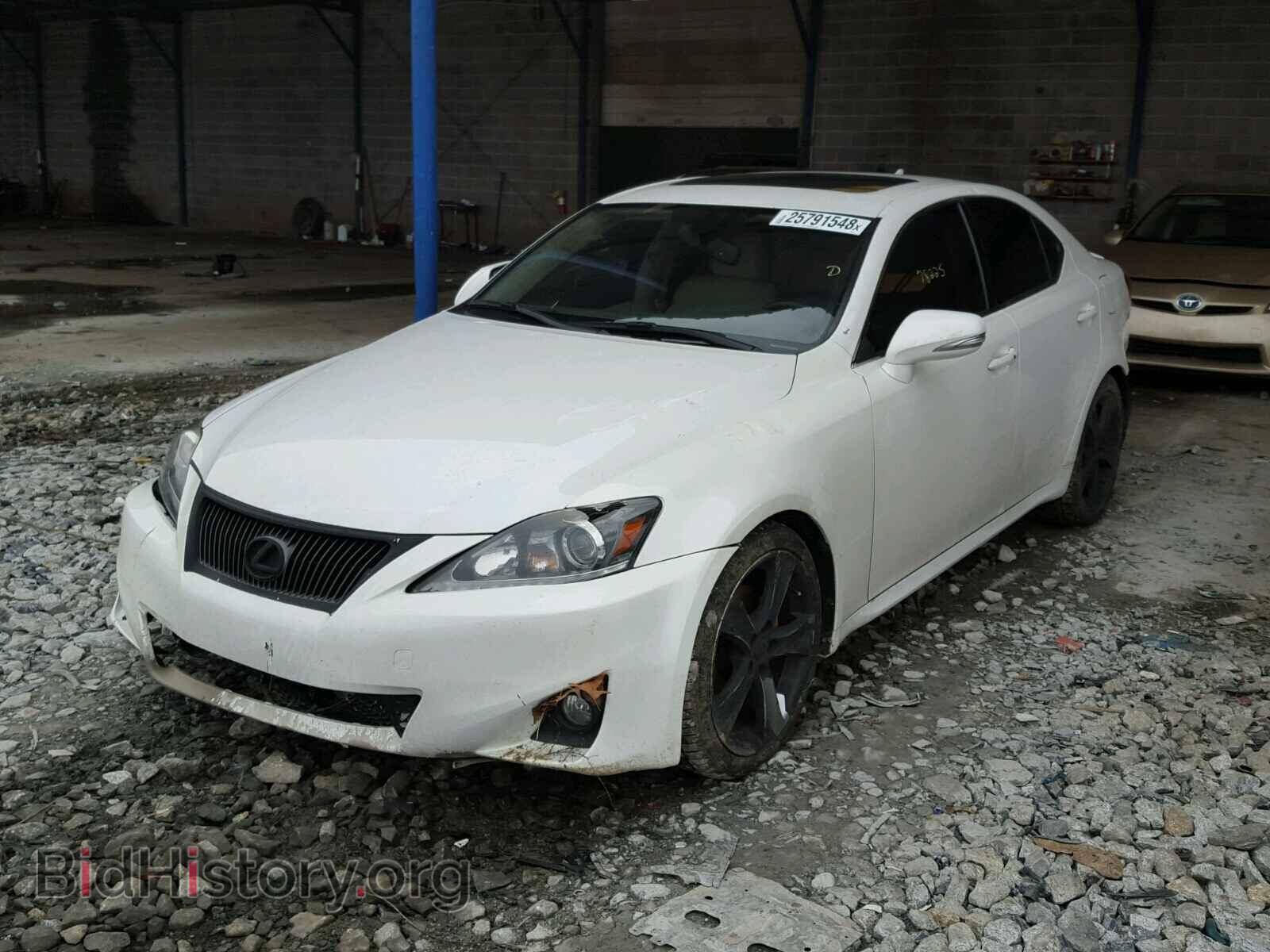2011 LEXUS IS250 - VIN: JTHBF5C21B5143769 - Фото 2