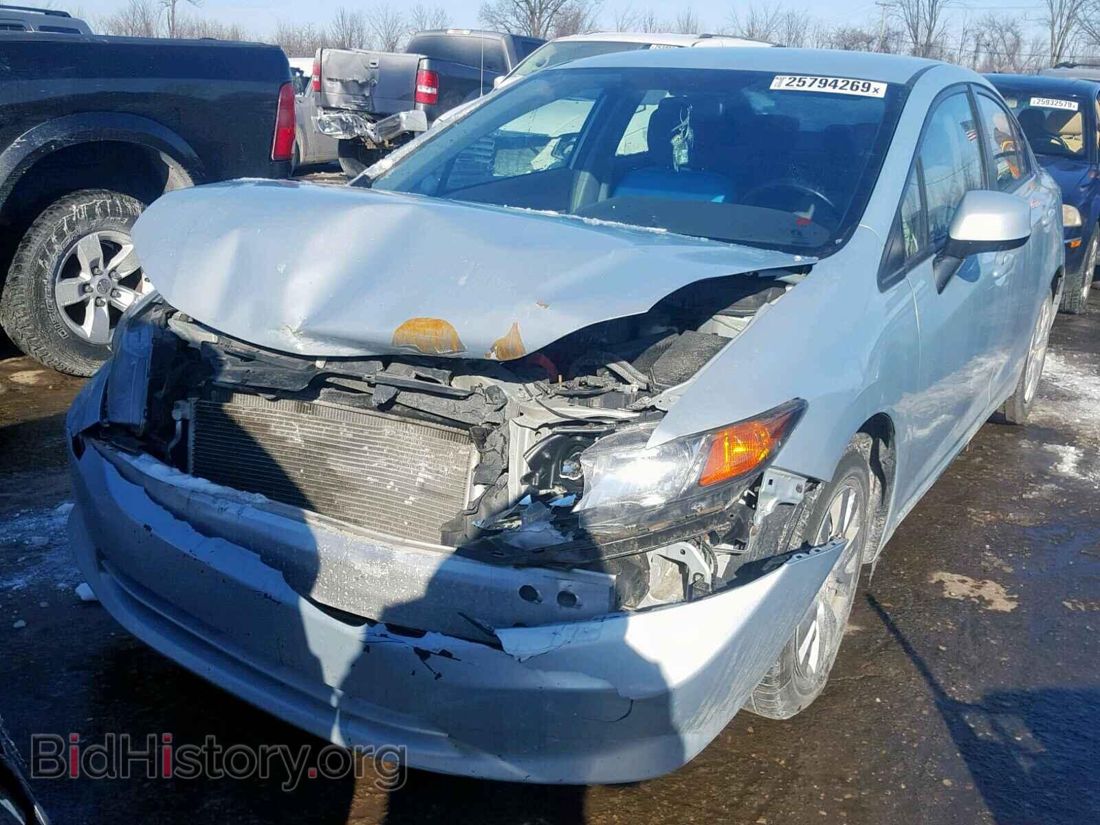 2012 HONDA CIVIC LX - VIN: 19XFB2F58CE062017 - Фото 2