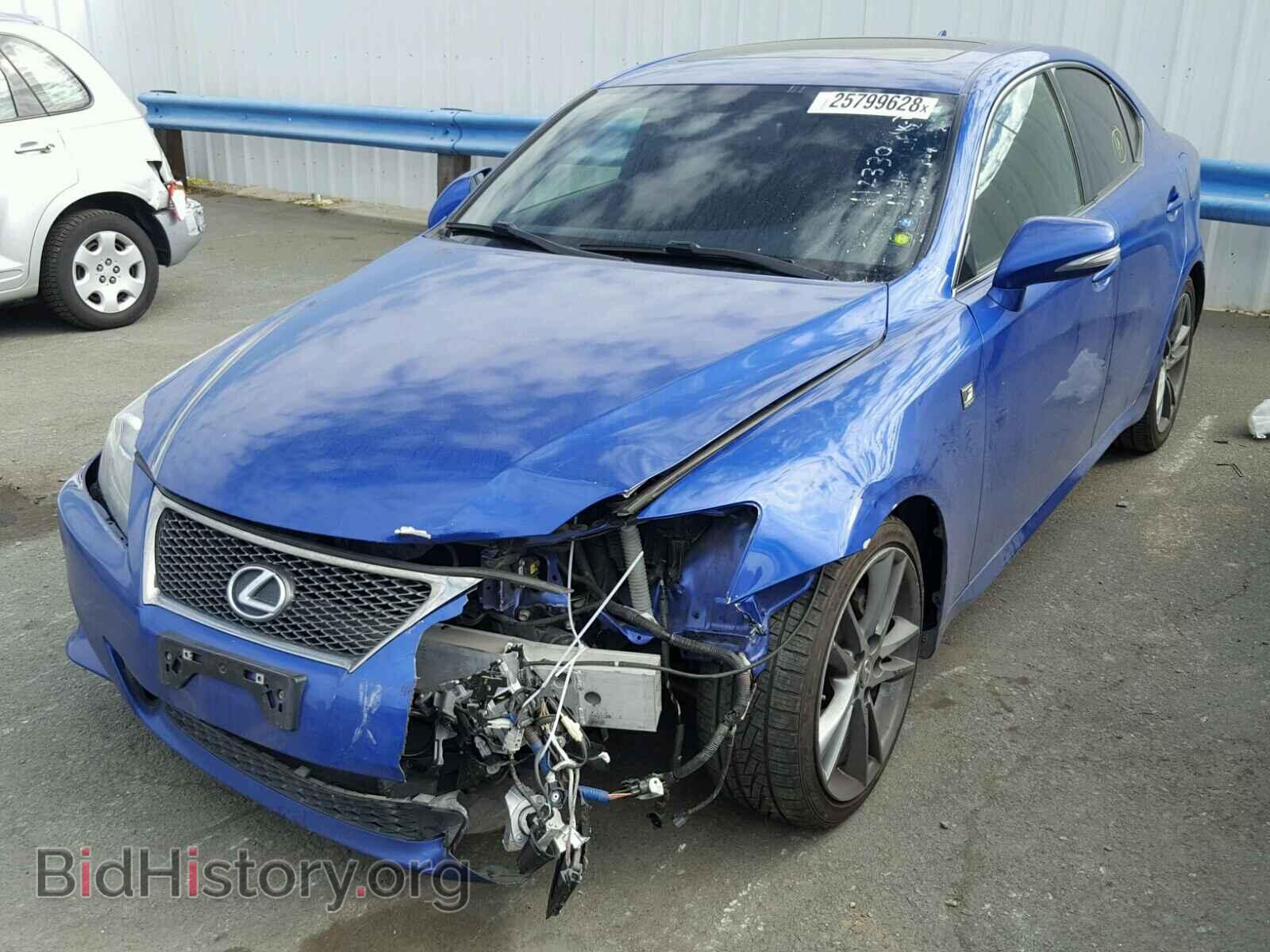 2012 LEXUS IS250 - VIN: JTHBF5C22C5172974 - Фото 2