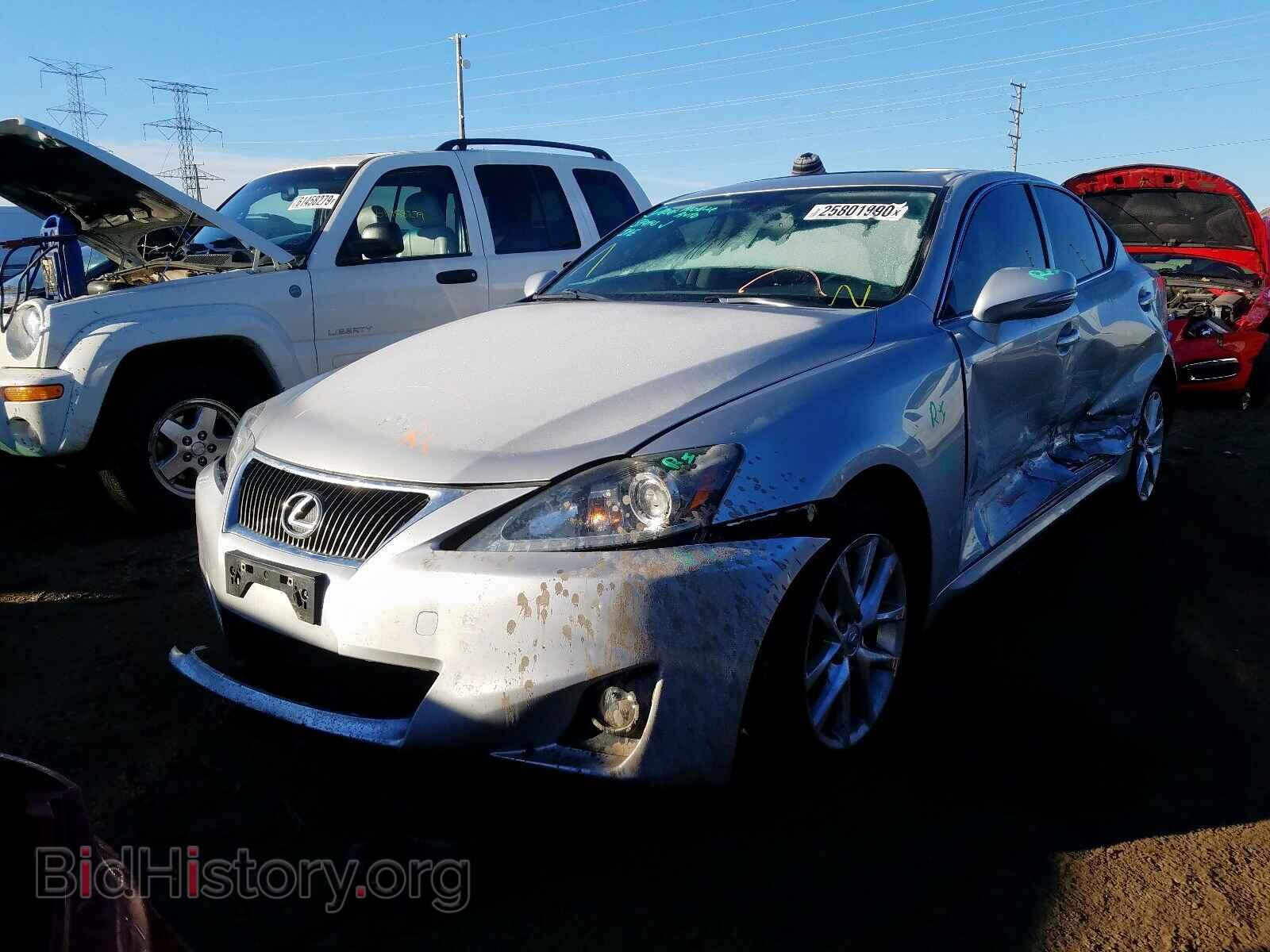 2012 LEXUS IS - VIN: JTHCF5C20C2035828 - Фото 2