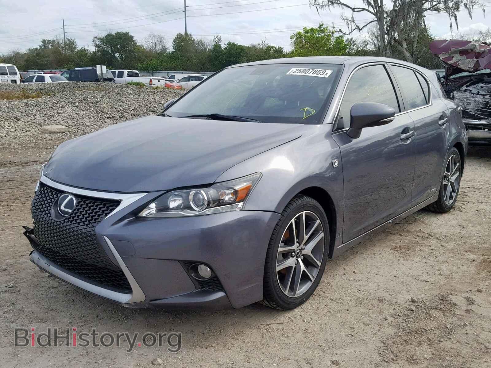 2014 LEXUS CT 200 - VIN: JTHKD5BH2E2175308 - Фото 2