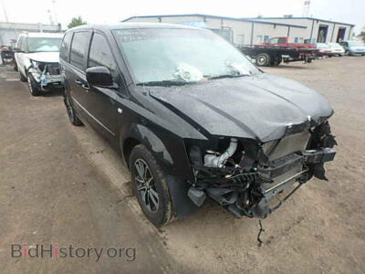2014 Dodge CARAVAN Grand Cara, black — VIN 2C4RDGBG2ER331531, Copart