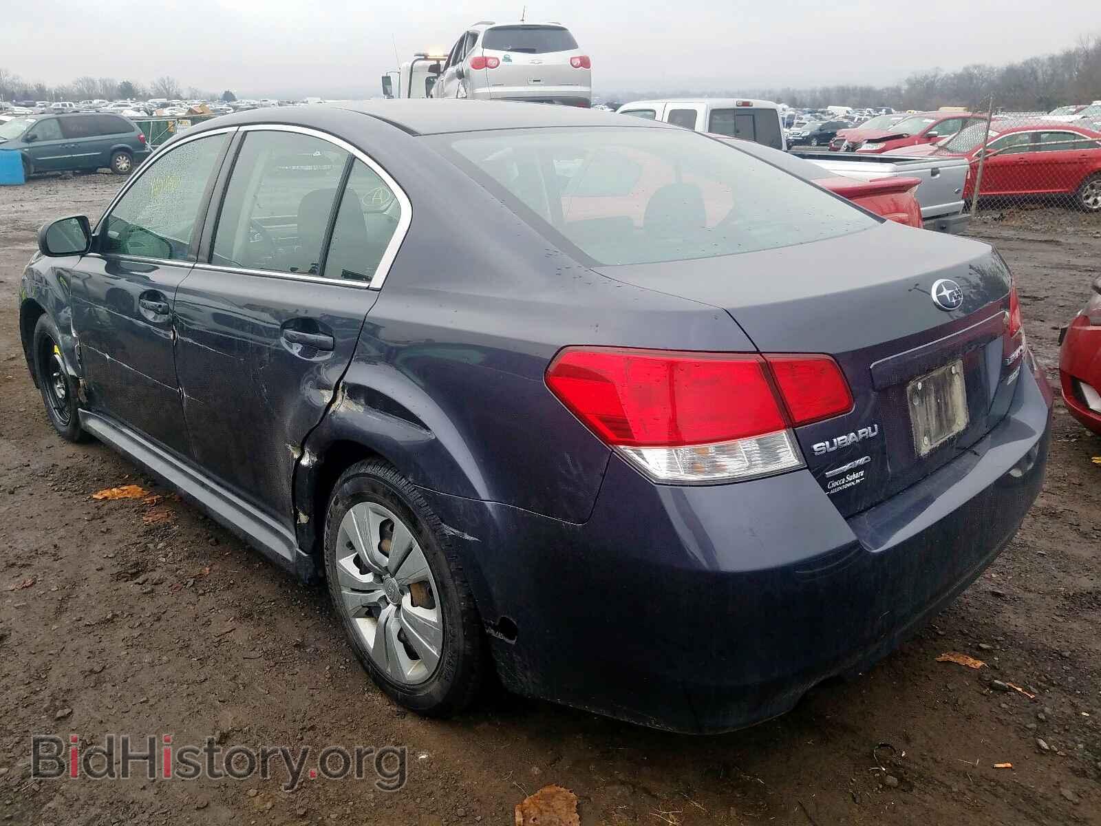 2011 SUBARU LEGACY - VIN: 4S3BMBA65B3211076 - Фото 3