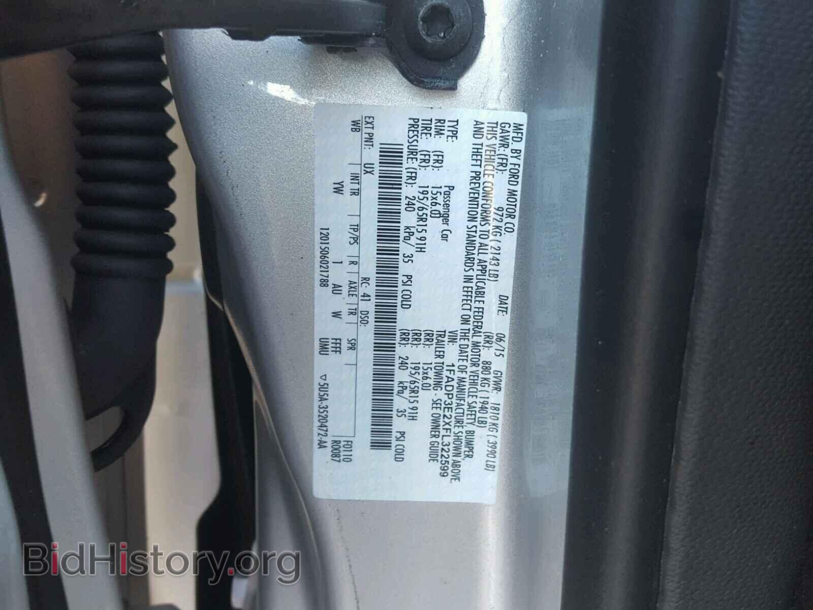 2015 FORD FOCUS - VIN: 1FADP3E2XFL322599 - Photo 10