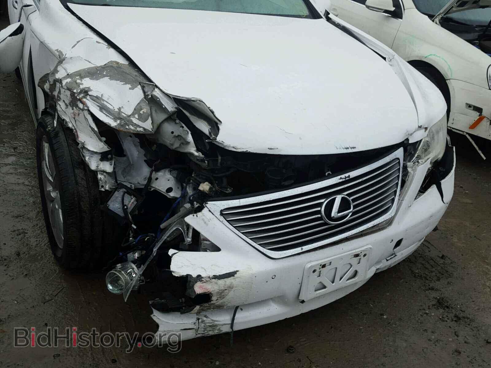 2007 LEXUS LS460 - VIN: JTHBL46F875050451 - Фото 9