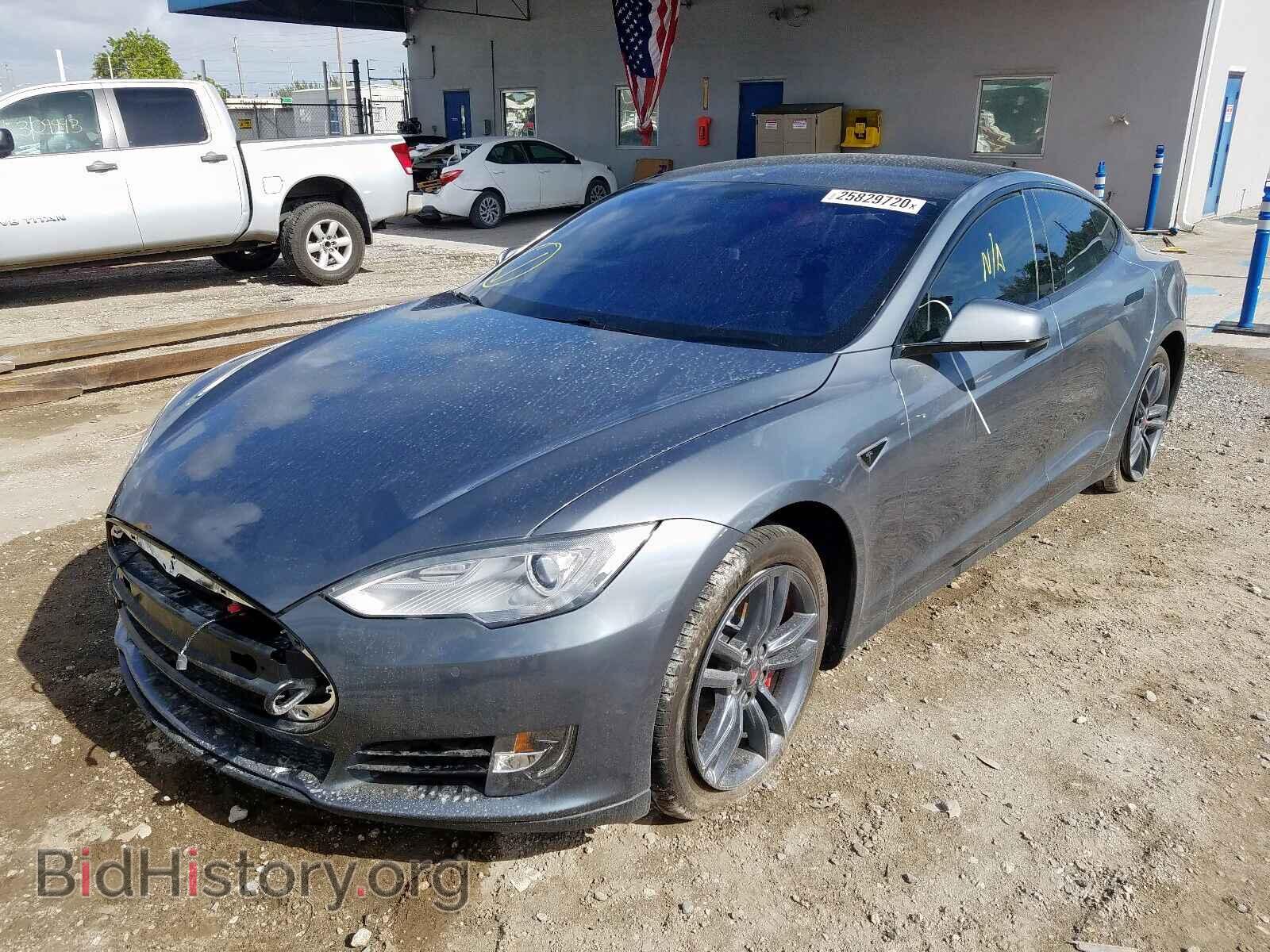 2014 TESLA MODEL S - VIN: 5YJSA1H1XEFP38129 - Photo 2