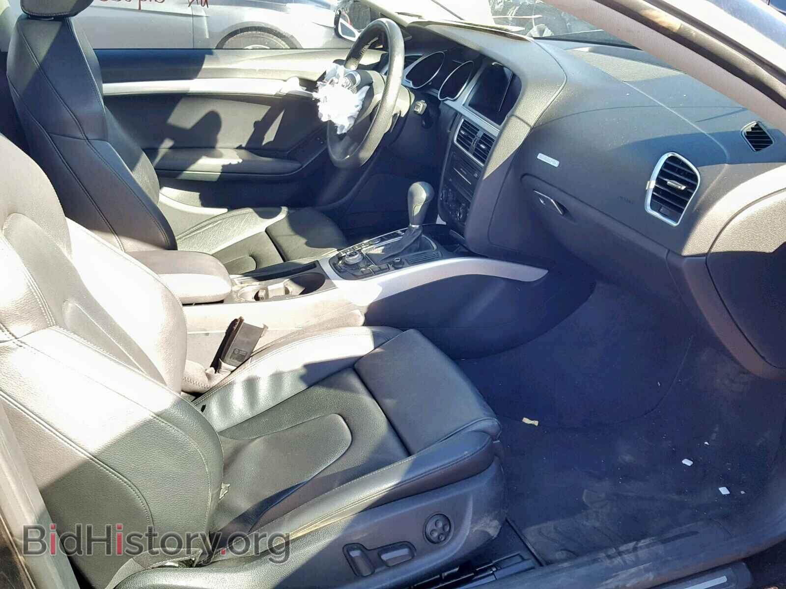 2012 AUDI A5 PREMIUM - VIN: WAULFAFR3CA027129 - Фото 5
