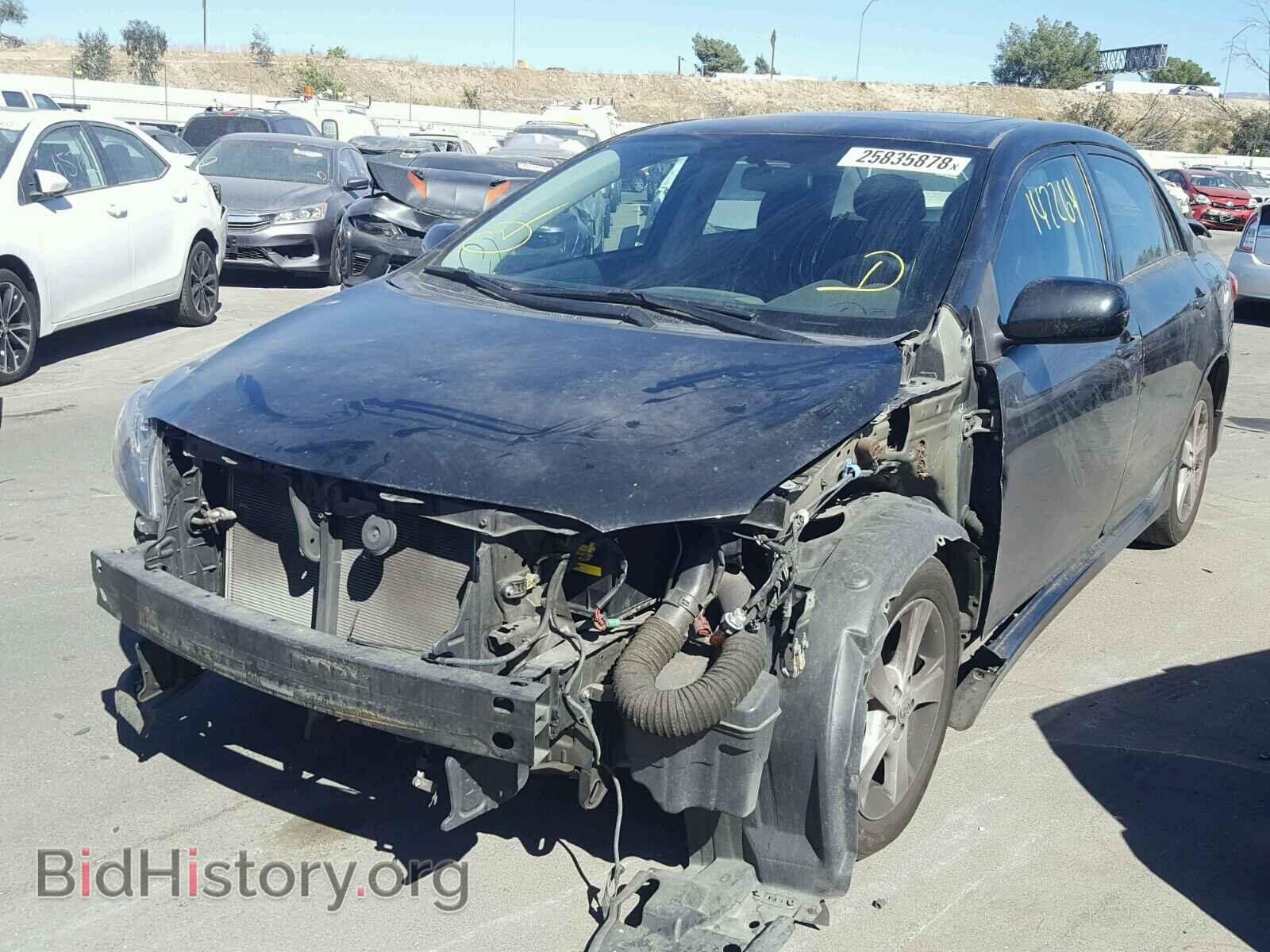 2011 TOYOTA COROLLA BA - VIN: 2T1BU4EEXBC687019 - Фото 2