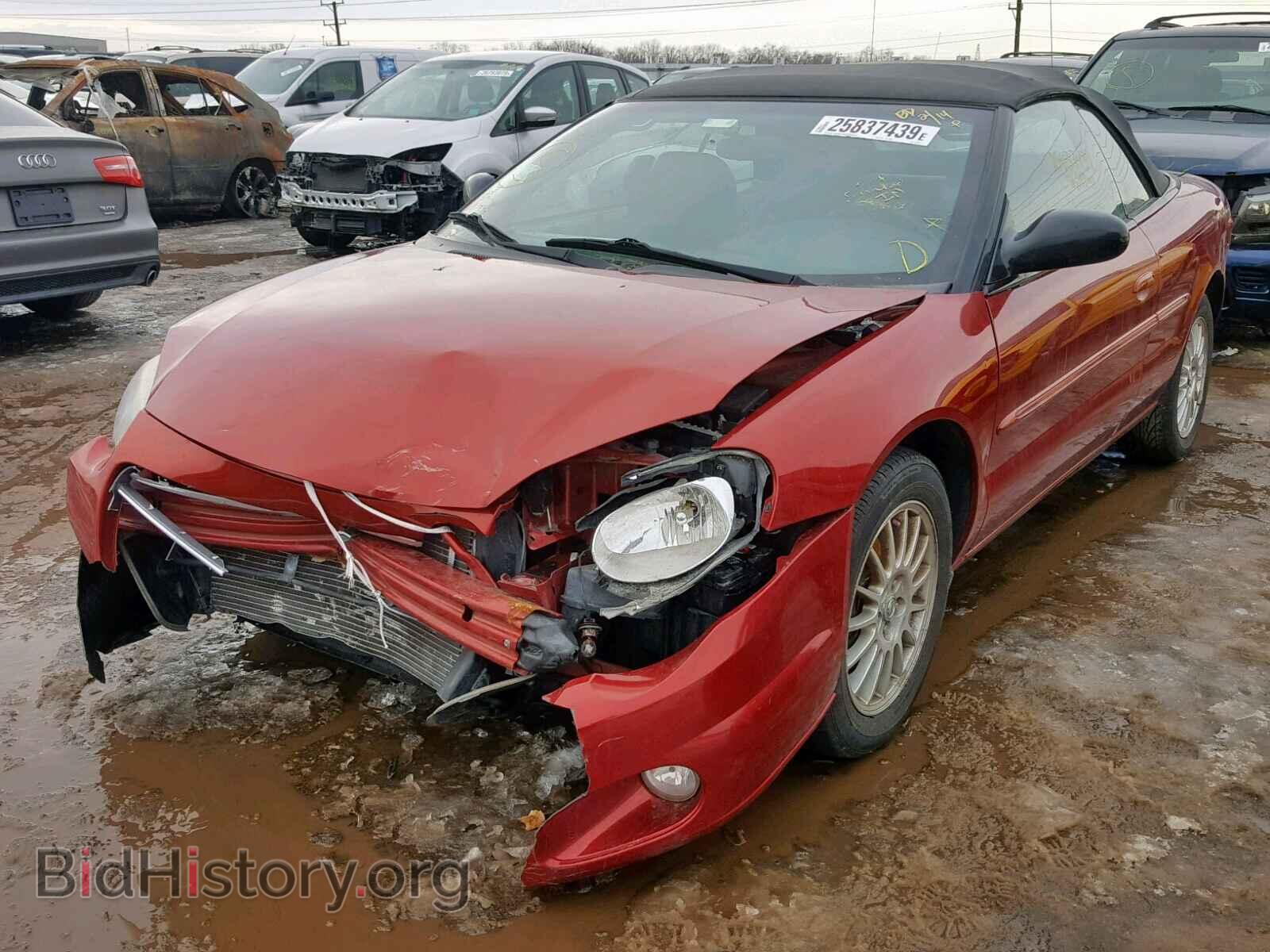 2004 CHRYSLER SEBRING - VIN: 1C3EL55R54N281663 - Фото 2