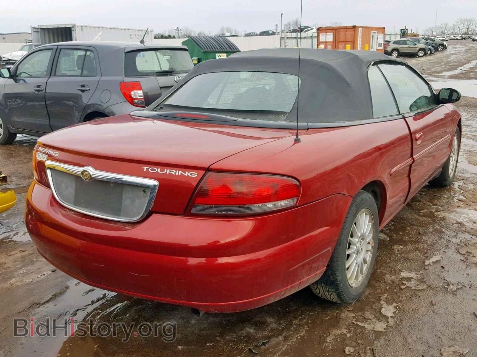 2004 CHRYSLER SEBRING - VIN: 1C3EL55R54N281663 - Фото 4