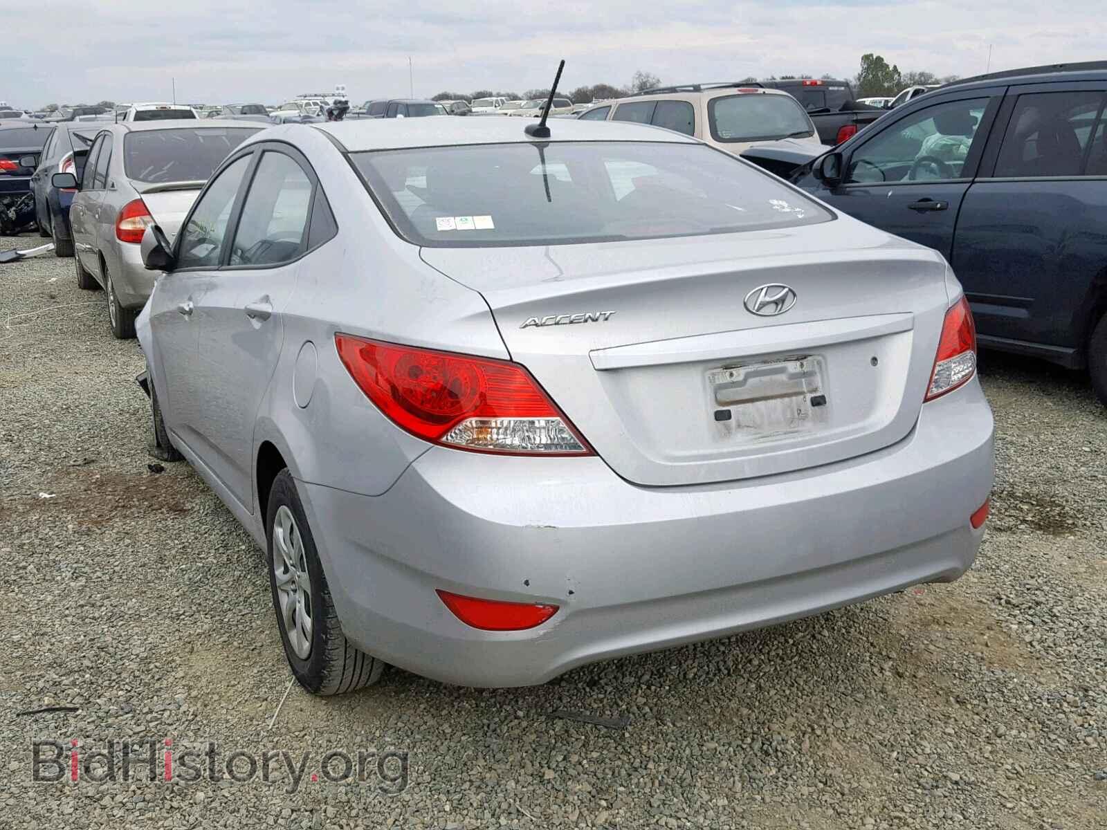 2014 HYUNDAI ACCENT - VIN: KMHCT4AEXEU586837 - Фото 3