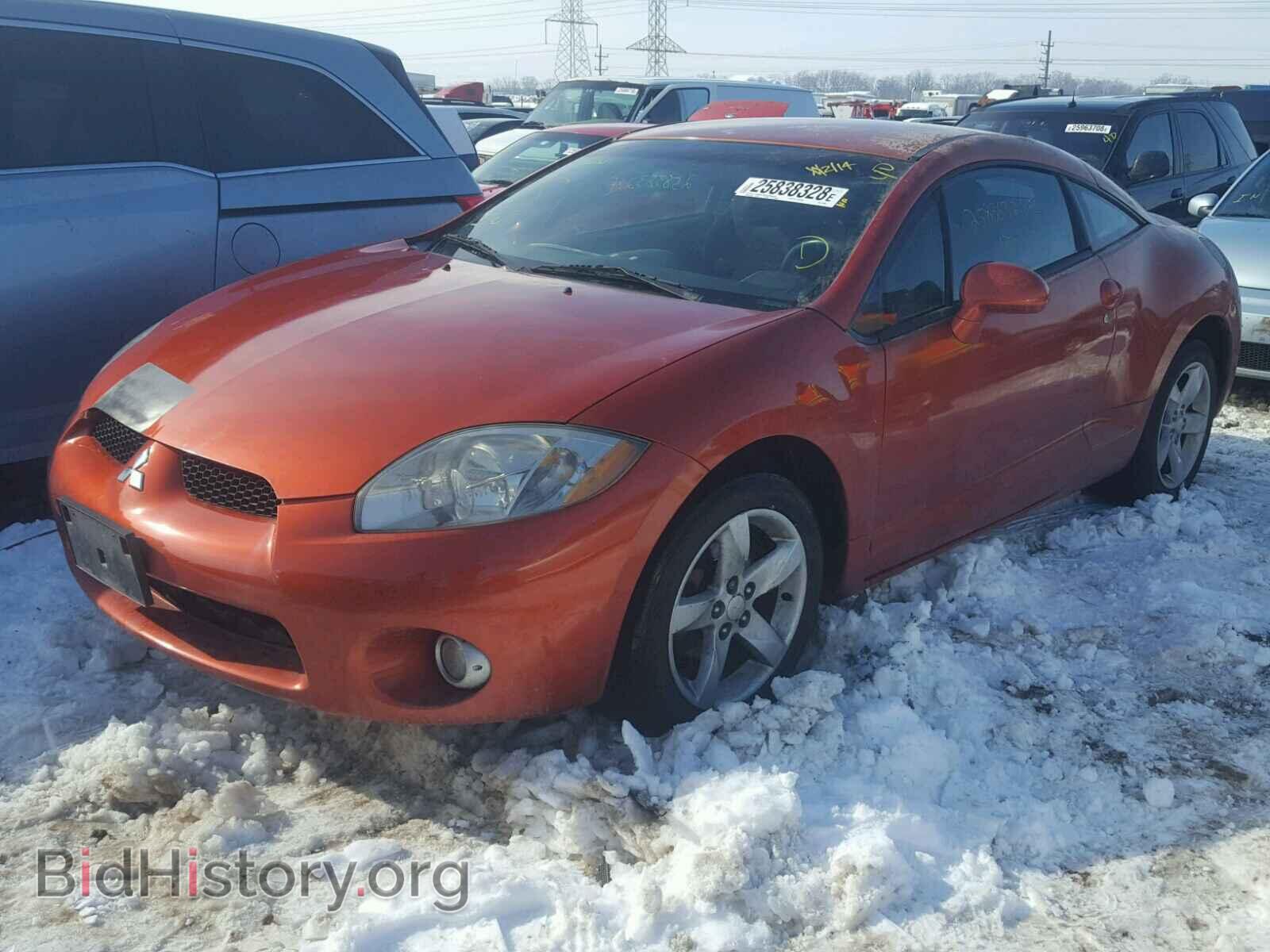 2006 MITSUBISHI ECLIPSE - VIN: 4A3AK34T16E039466 - Фото 2