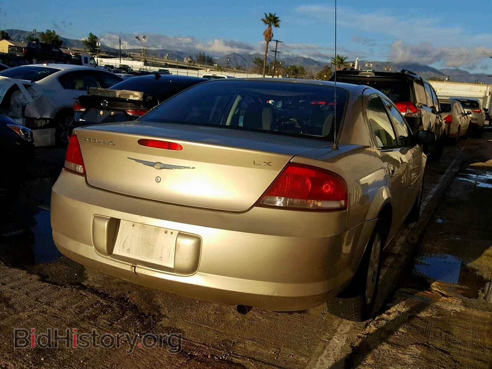 2004 CHRYSLER SEBRING - VIN: 1C3EL46X44N189211 - Фото 4