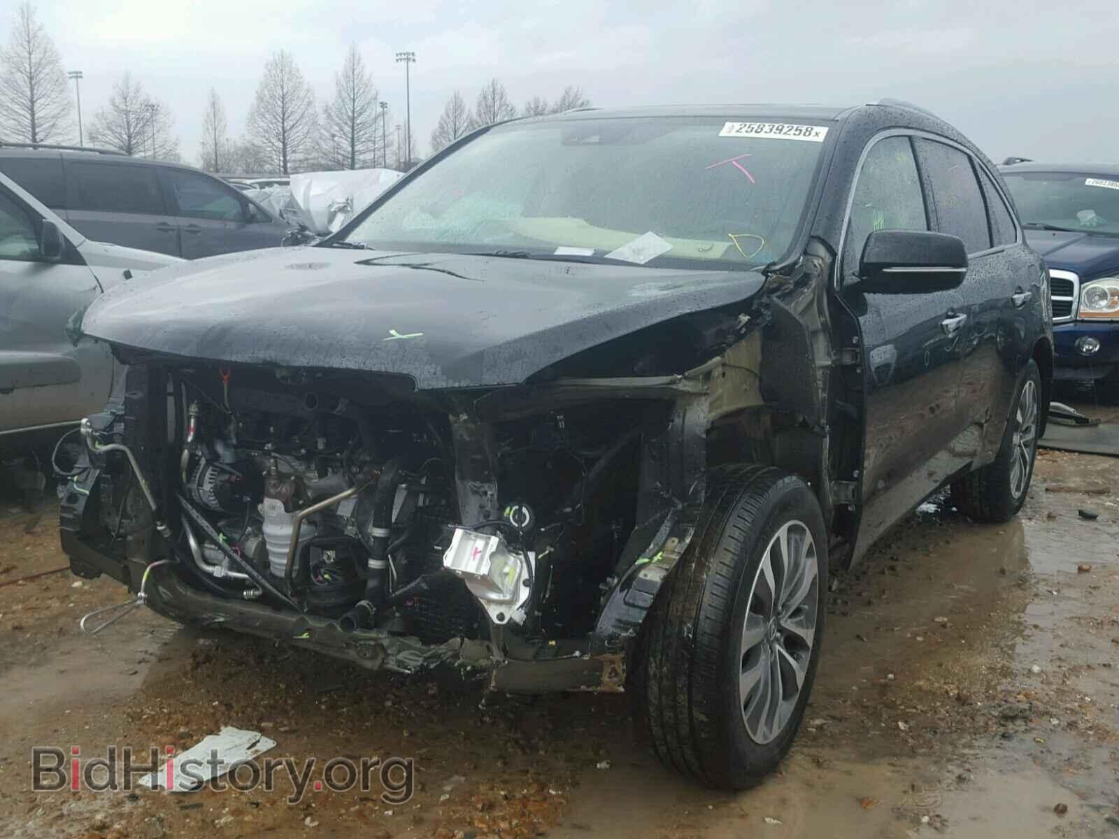 2016 ACURA MDX - VIN: 5FRYD4H41GB028809 - Фото 2