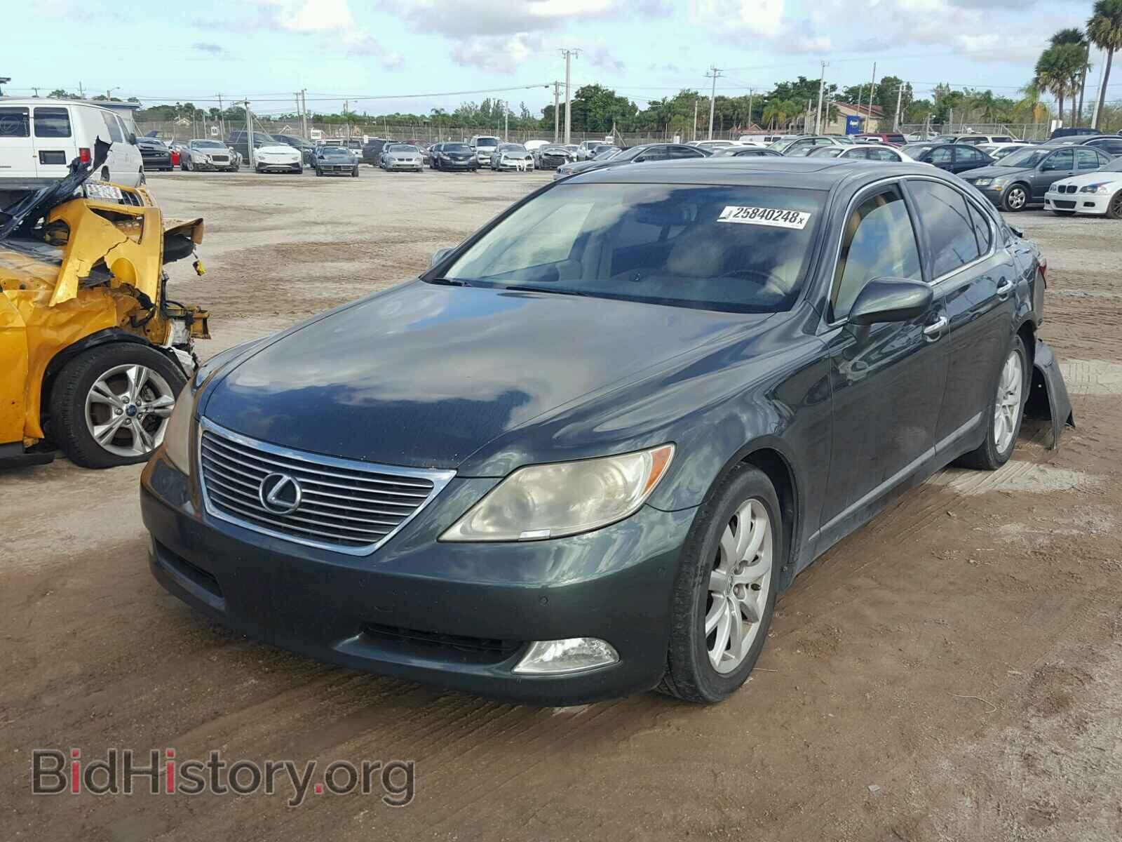 2007 LEXUS LS460 - VIN: JTHBL46FX75019816 - Фото 2