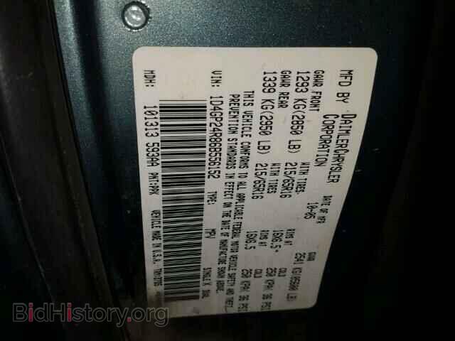 2006 DODGE CARAVAN - VIN: 1D4GP24R86B556152 - Фото 10