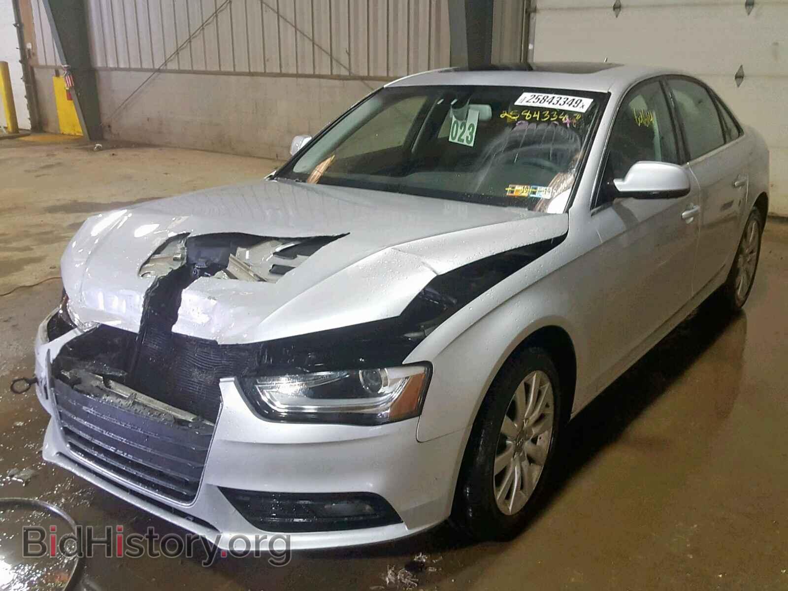 2013 AUDI A4 - VIN: WAUDFAFL9DA157367 - Photo 2