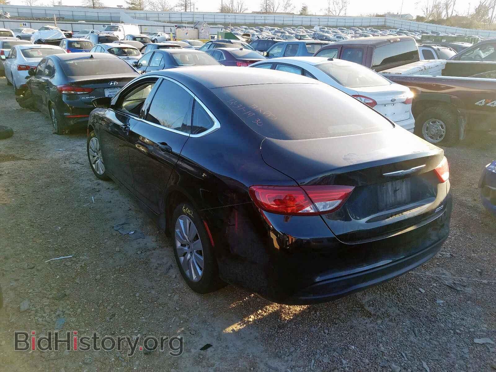 2016 CHRYSLER 200 - VIN: 1C3CCCFB7GN117901 - Фото 3