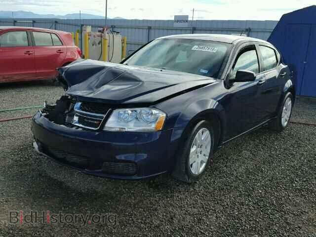 2014 DODGE AVENGER - VIN: 1C3CDZAB5EN169662 - Фото 2
