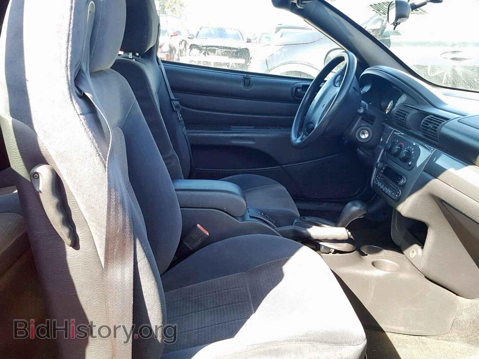 2006 CHRYSLER SEBRING - VIN: 1C3EL75R76N181594 - Фото 5