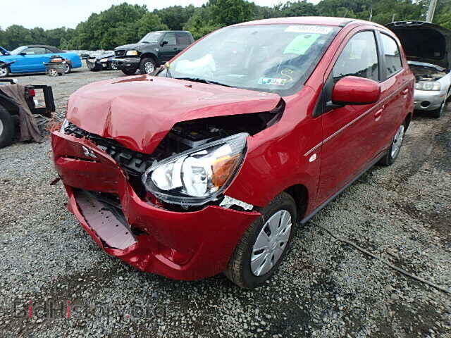 2015 MITSUBISHI MIRAGE - VIN: ML32A3HJ6FH031092 - Фото 2