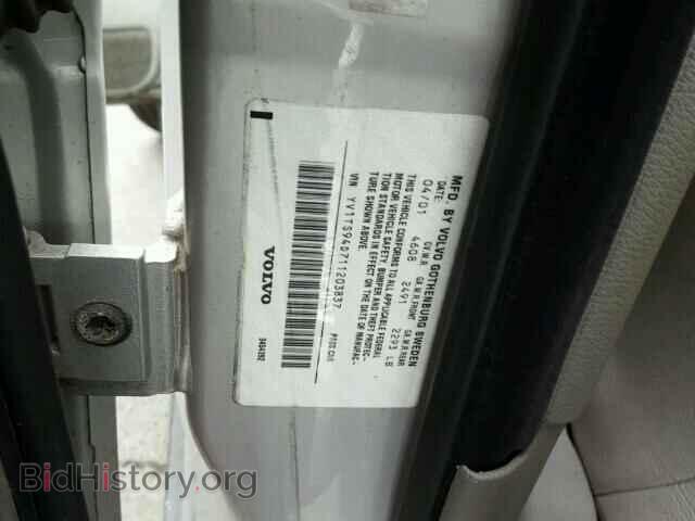2001 VOLVO S80 - VIN: YV1TS94D711203837 - Фото 10