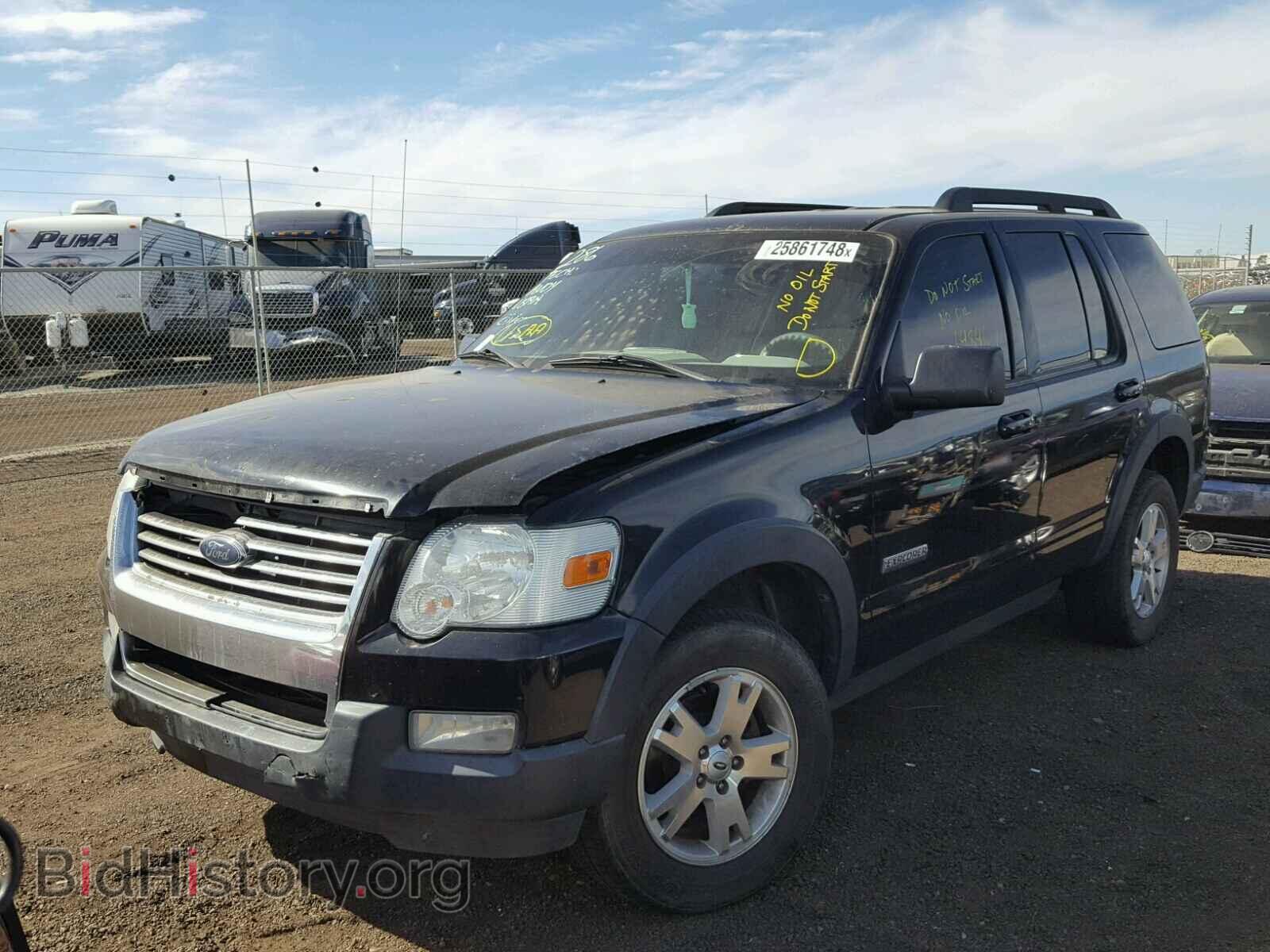 2007 FORD EXPLORER - VIN: 1FMEU73E57UB25522 - Фото 2