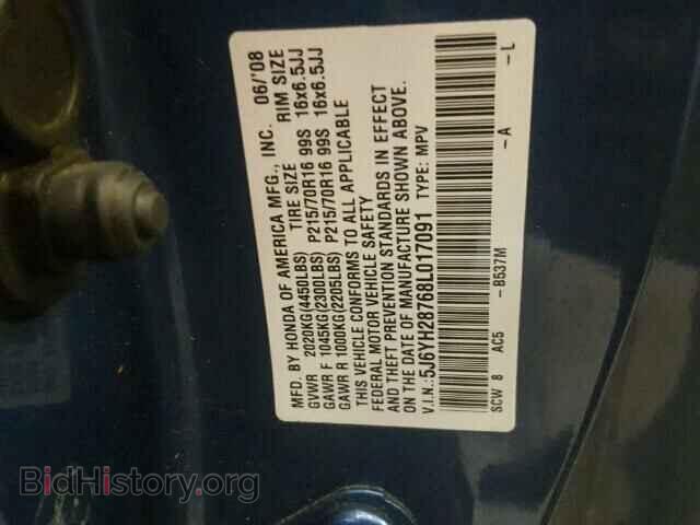2008 HONDA ELEMENT - VIN: 5J6YH28768L017091 - Фото 10