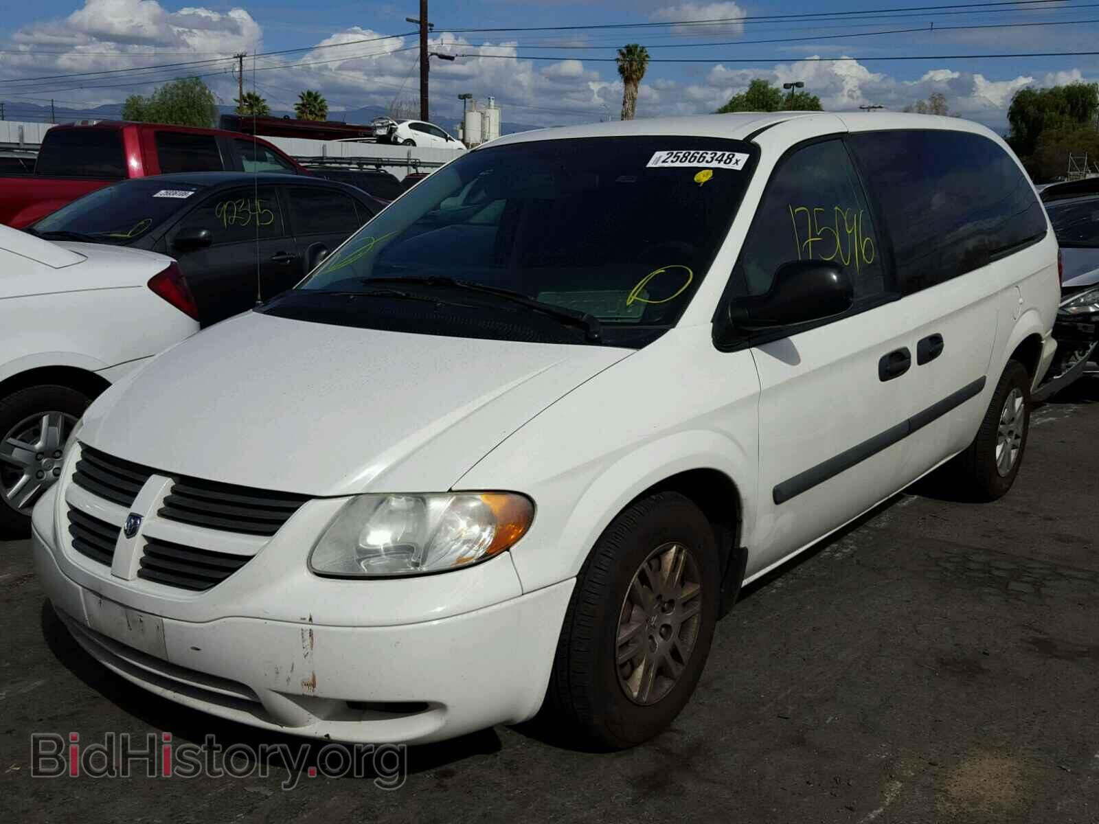 2007 DODGE CARAVAN - VIN: 1D4GP24R97B244021 - Фото 2