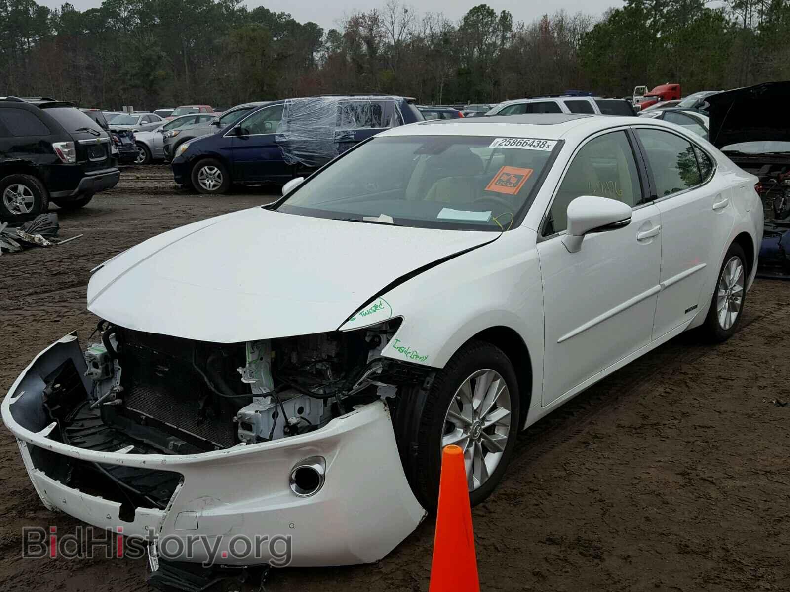2013 LEXUS ES300 - VIN: JTHBW1GG6D2001355 - Фото 2