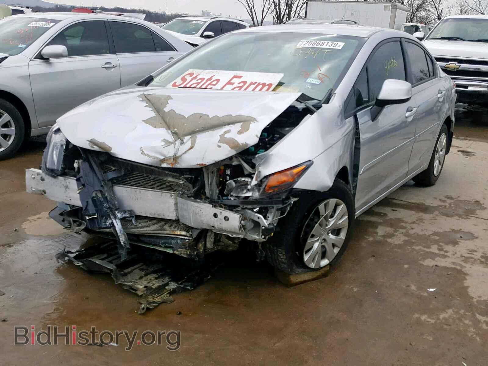 2012 HONDA CIVIC LX - VIN: 19XFB2F56CE098658 - Фото 2