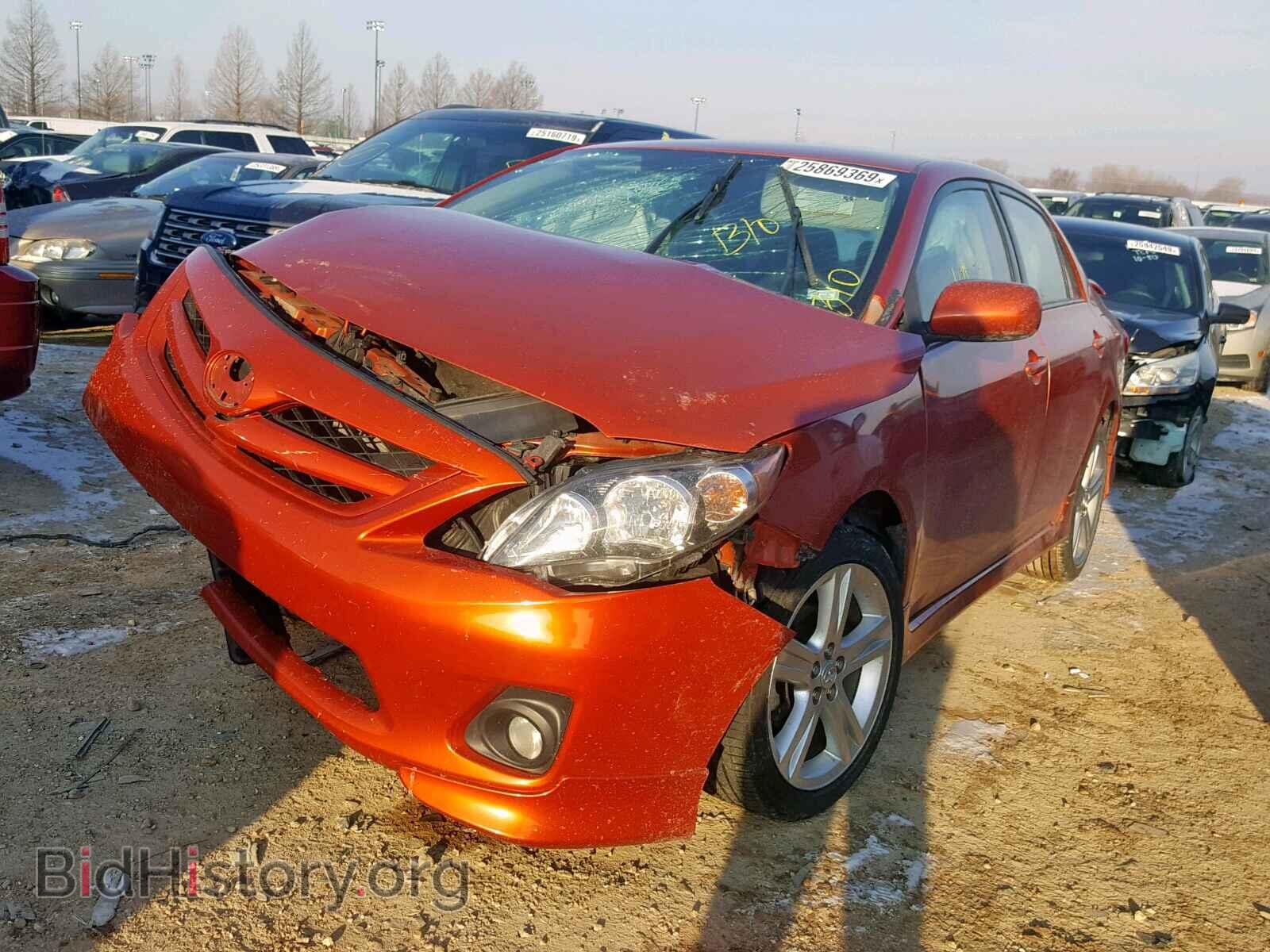 2013 TOYOTA COROLLA BA - VIN: 2T1BU4EE2DC087470 - Фото 2