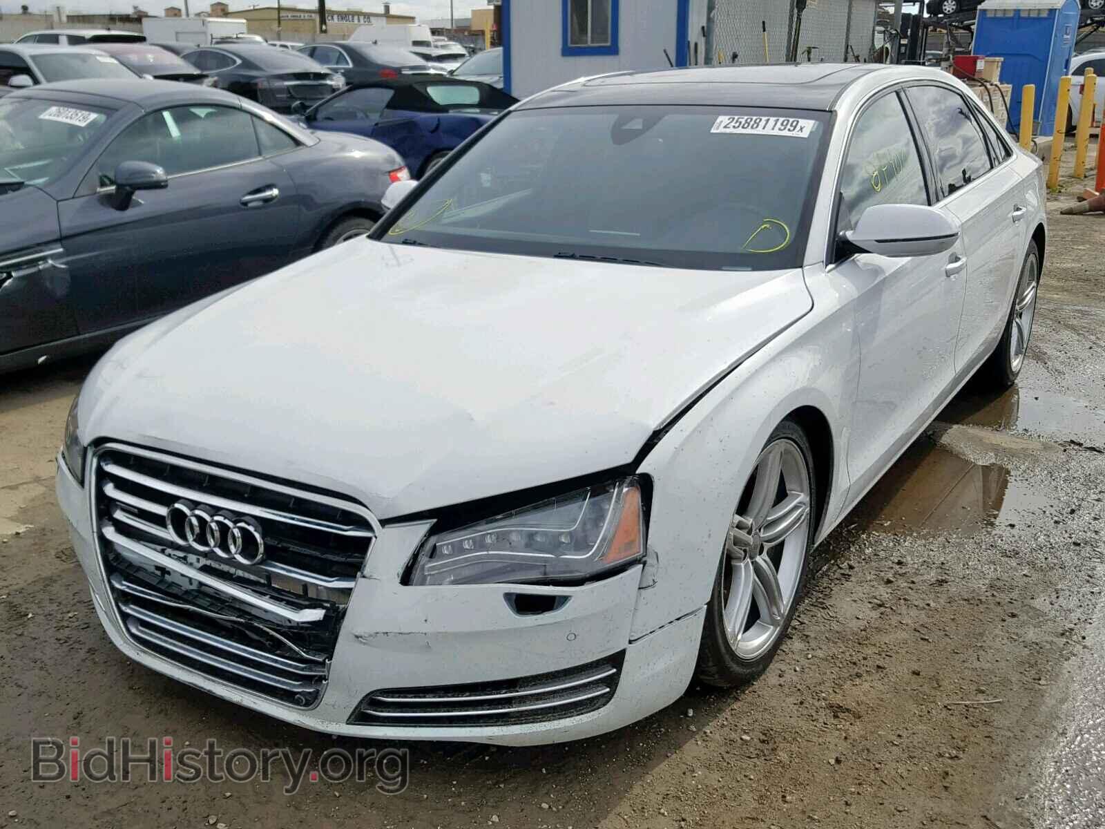 2013 AUDI A8 - VIN: WAURGAFD0DN004560 - Фото 2