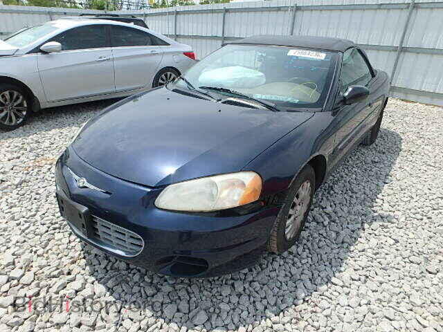 2002 CHRYSLER SEBRING - VIN: 1C3EL45R32N243260 - Фото 2