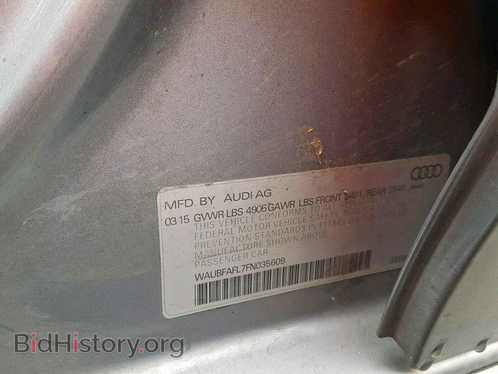 2015 AUDI A4 - VIN: WAUBFAFL7FN035609 - Фото 10