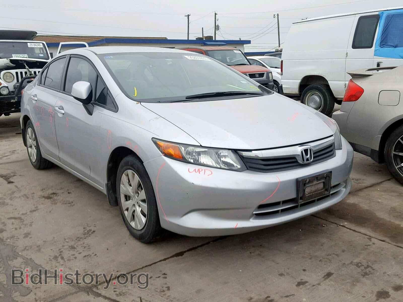 Фотография 19XFB2F54CE022694 - HONDA CIVIC LX 2012