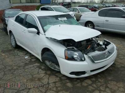 2011 Mitsubishi GALANT Galant FE, white — VIN 4A32B2FF2BE019727, Copart