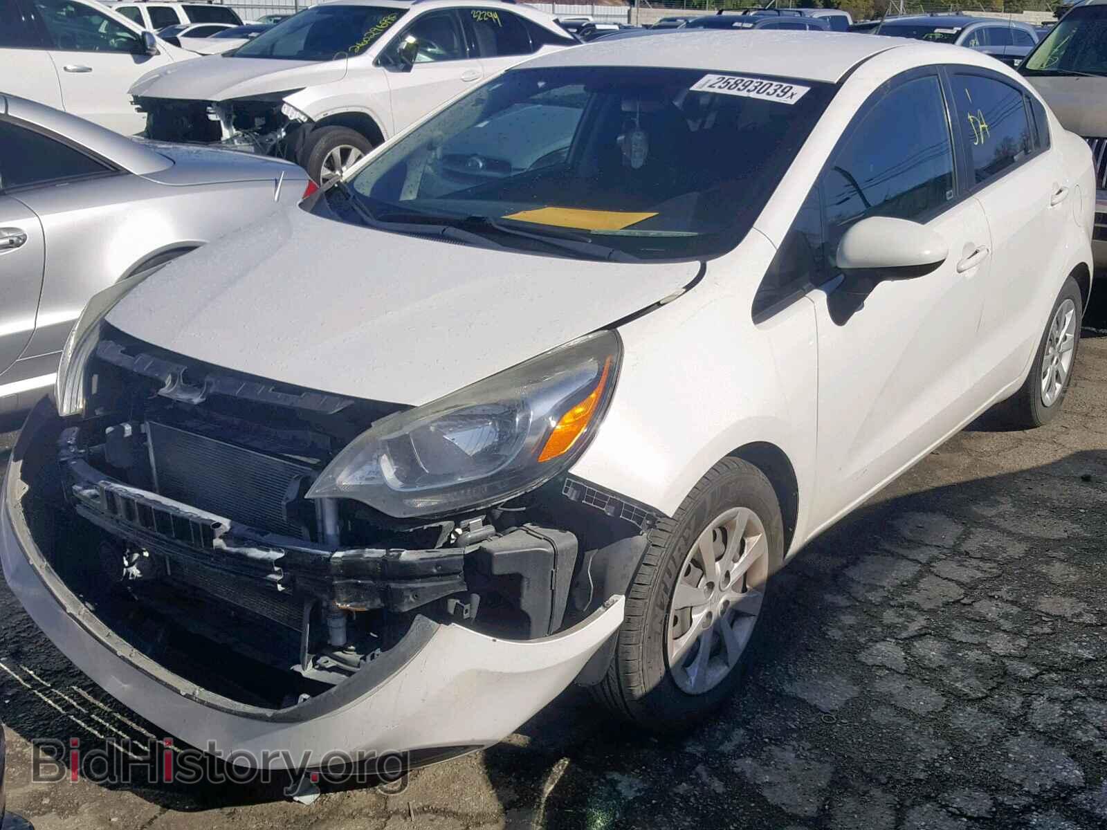 2012 KIA RIO - VIN: KNADN4A34C6070635 - Фото 2