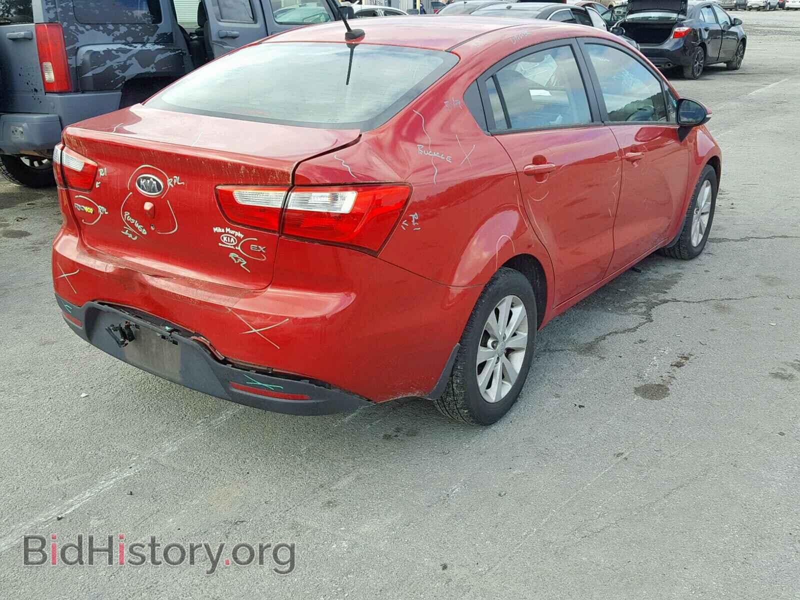 2013 KIA RIO - VIN: KNADN4A34D6117227 - Фото 4