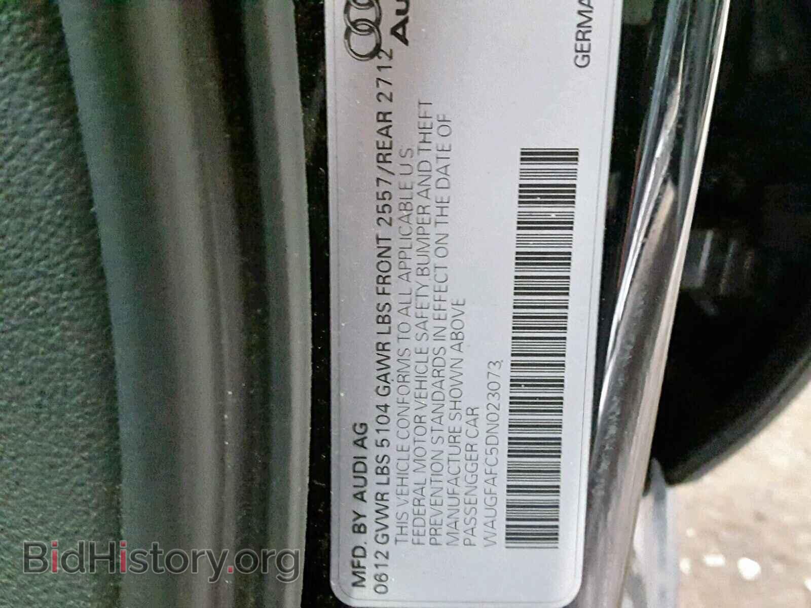 2013 AUDI A6 - VIN: WAUGFAFC5DN023073 - Photo 10
