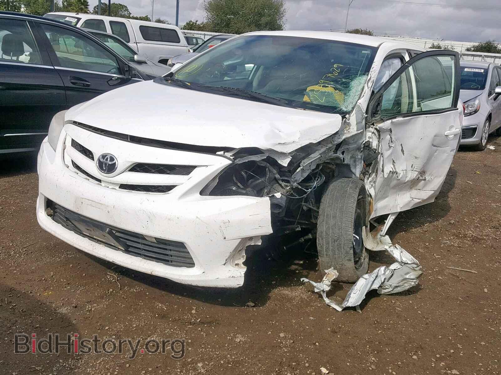 2012 TOYOTA COROLLA BA - VIN: 2T1BU4EE5CC777079 - Фото 2
